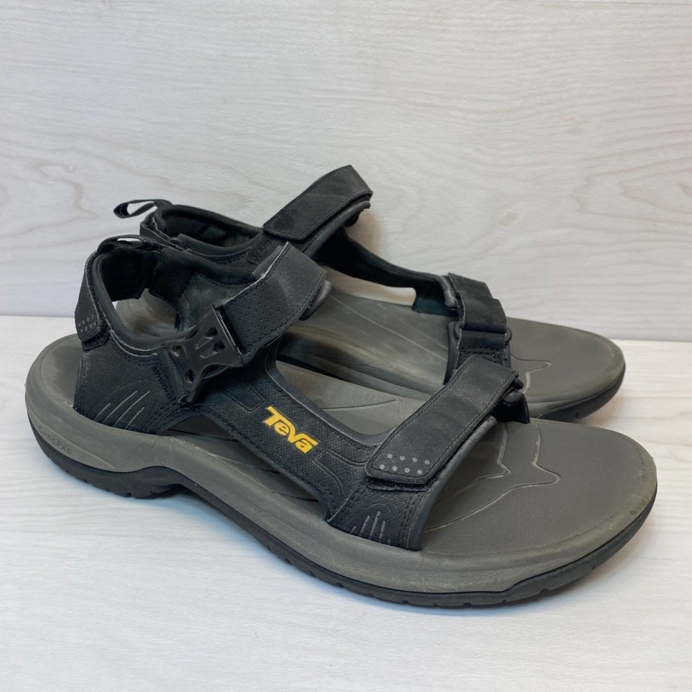 Teva Mens 11 Tanza Sandals Sport Hiking Black Grey 1006912‎ Outdoor Walking